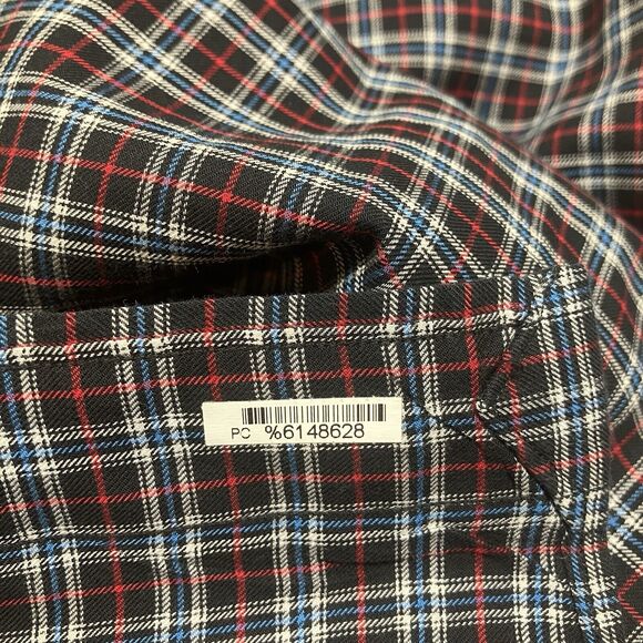Polo Ralph Lauren Classic Plaid Long Sleeve Button Down Shirt Red Green Size 4XB - Picture 5 of 6